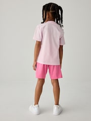 adidas Pink Essentials 100% Cotton Shorts and T-Shirt Set - Image 2 of 9