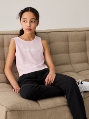 adidas Pink Essentials 100% Cotton Vest - Image 1 of 2