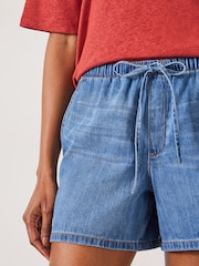 Hush Betty 100% Cotton Denim Pull Shorts - Изображение 3 из 5