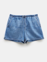 Hush Betty 100% Cotton Denim Pull Shorts - Изображение 5 из 5