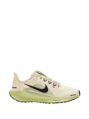 Nike Ivory White Lime Youth Air Zoom Pegasus 41 Running Trainers - Image 1 of 4