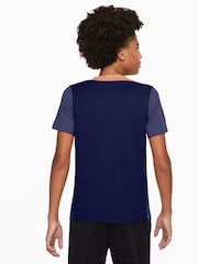 Nike Blue Dri-FIT Strike Football T-Shirt - Image 2 of 3