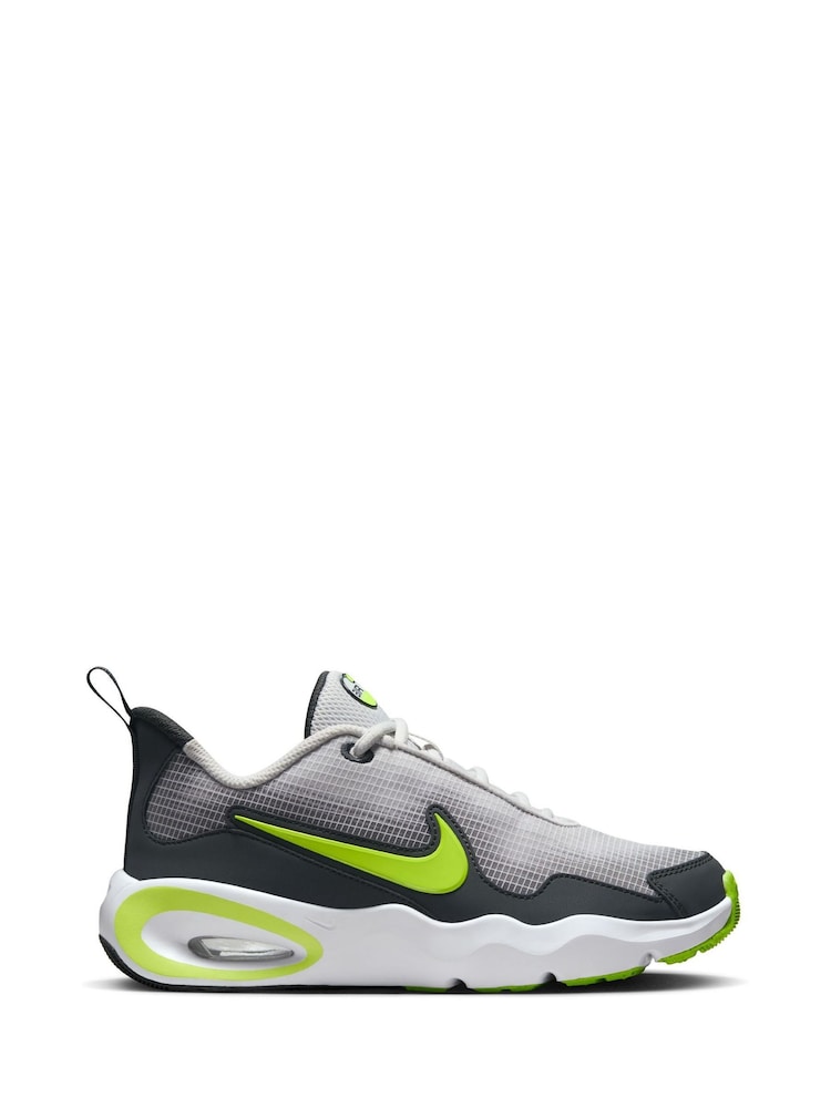 Nike Black Grey Volt Youth Air Max Nova Trainers - Image 1 of 10