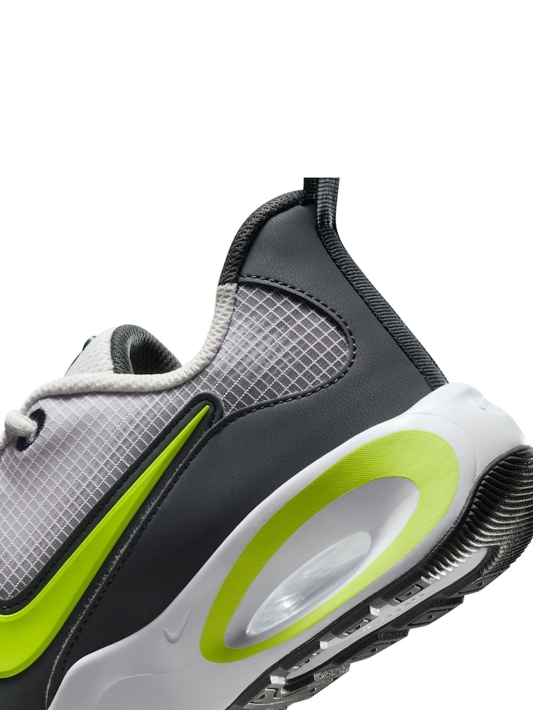 Nike Black Grey Volt Youth Air Max Nova Trainers - Image 10 of 10