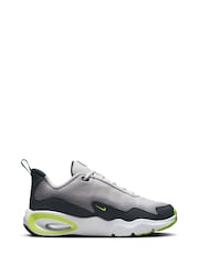 Nike Black Grey Volt Youth Air Max Nova Trainers - Image 3 of 10