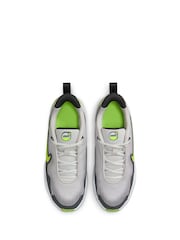 Nike Black Grey Volt Youth Air Max Nova Trainers - Image 7 of 10