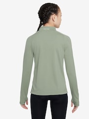 Nike Jade Green Pro Dri-Fit Half Zip Top - Image 2 of 3
