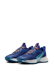 Nike Blue Juniper Trail 3 Running Trainers - Image 3 of 8