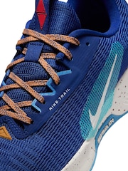 Nike Blue Juniper Trail 3 Running Trainers - Image 6 of 8