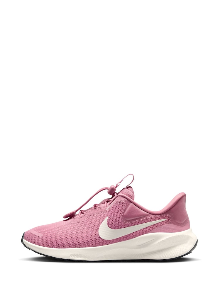 Roze - Nike Revolution 7 EasyOn Easy On/Off Running Trainers - Image 4 of 10