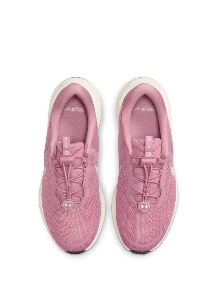 Roze - Nike Revolution 7 EasyOn Easy On/Off Running Trainers - Image 7 of 10