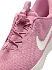 Nike Pink Revolution 7 EasyOn Easy On/Off Running Trainers - Image 9 of 10