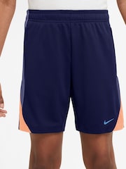 Nike Blue Dri-FIT Strike 24 Shorts - Image 1 of 4