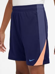 Nike Blue Dri-FIT Strike 24 Shorts - Image 3 of 4