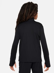 Nike Black Dri-FIT UV Long-Sleeve Half Zip T-Shirt - Image 2 of 7