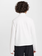 Nike White Dri-FIT UV Long-Sleeve Half Zip T-Shirt - Image 2 of 7