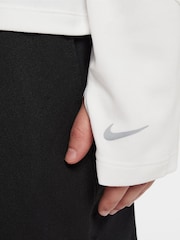Nike White Dri-FIT UV Long-Sleeve Half Zip T-Shirt - Image 4 of 7
