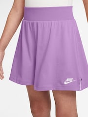 Nike Rush Lilac 100% Cotton Jersey Shorts - Image 3 of 4