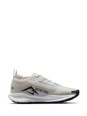 Nike White/Gold Pegasus 5 GORE-TEX Waterproof Trail Running Trainers - Image 1 of 15