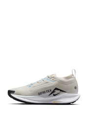 Nike White/Gold Pegasus 5 GORE-TEX Waterproof Trail Running Trainers - Image 2 of 15