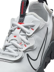 Nike Grey/Black Youth React Vision Trainers - Image 7 of 8