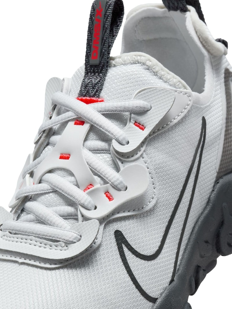 אפור/שחור - Nike נעלי ספורט לנוער, דגם React Vision - Image 7 of 8