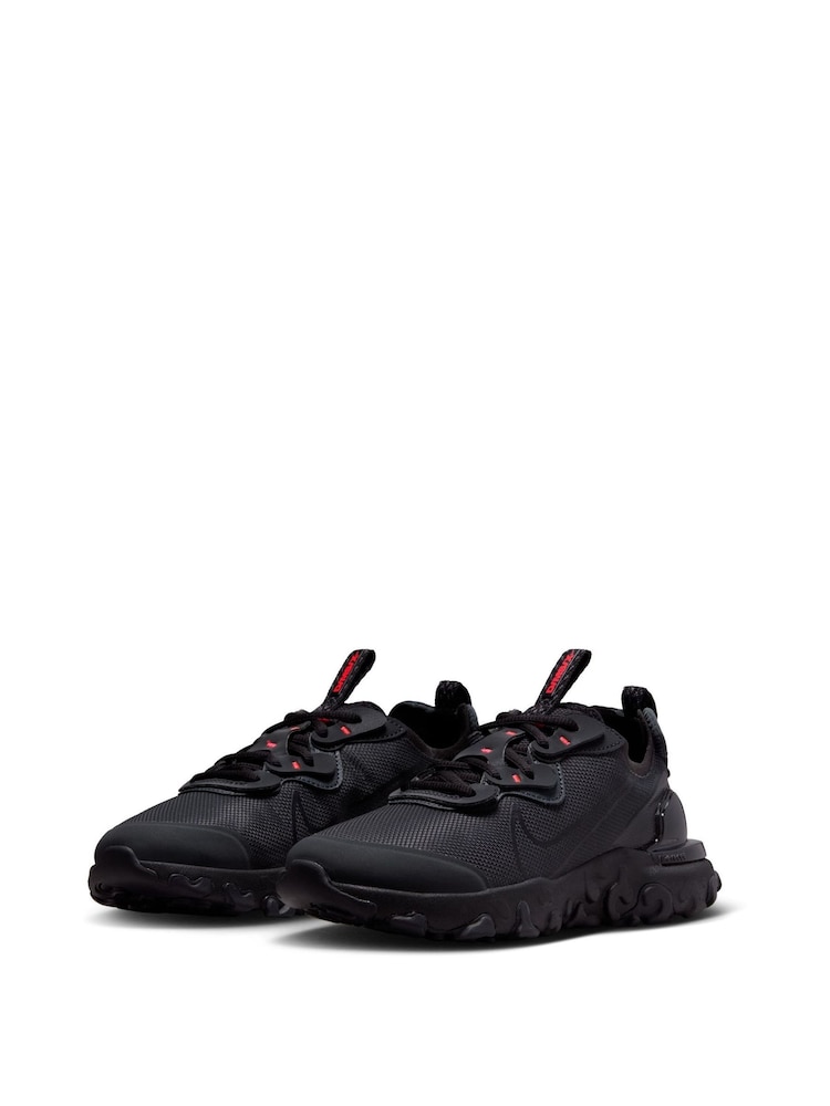 Negro rojo - Nike Youth React Vision Trainers - Imagen 2 de 8 Negro rojo - Nike Youth React Vision Trainers - Imagen 2 de 8