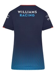 Fanatics Womens Blue F1 Williams Racing 2024 Team T-Shirt - Image 2 of 3