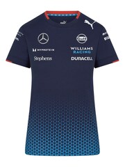 Fanatics Womens Blue F1 Williams Racing 2024 Team T-Shirt - Image 3 of 3