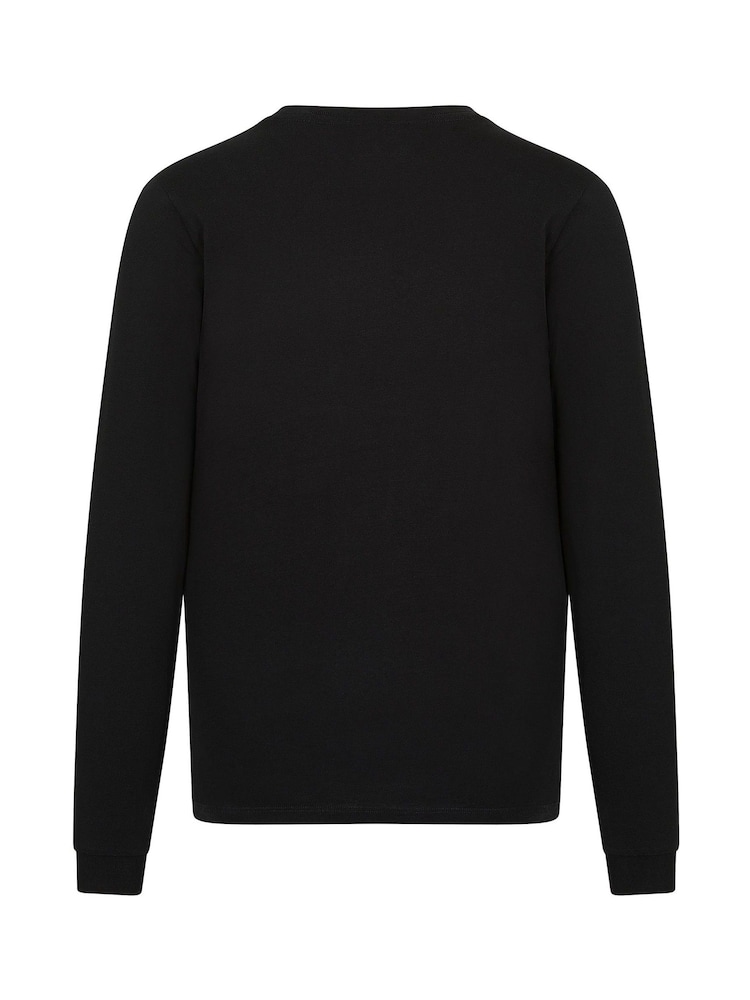 Fanatics Mercedes AMG Petronas F1 Long Sleeve Black T-Shirt - Image 3 of 3 Fanatics Mercedes AMG Petronas F1 Long Sleeve Black T-Shirt - Image 3 of 3