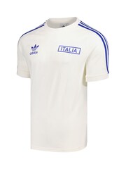 adidas Originals White Italy 3 Stripe T-Shirt - Image 2 of 3