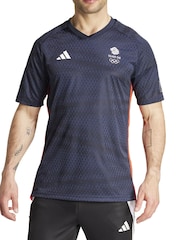 adidas Blue Team GB Football Jersey - Image 1 of 4
