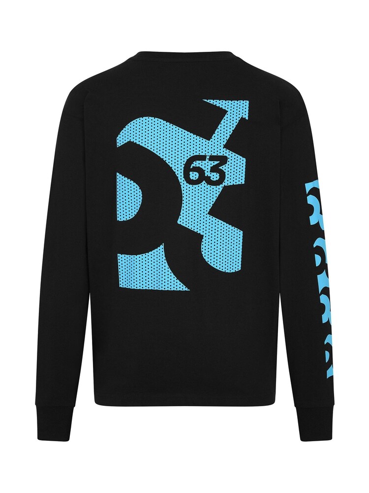 Fanatics Mercedes AMG Petronas F1 George Russell 63 Long Sleeve Black T-Shirt - Image 3 of 3