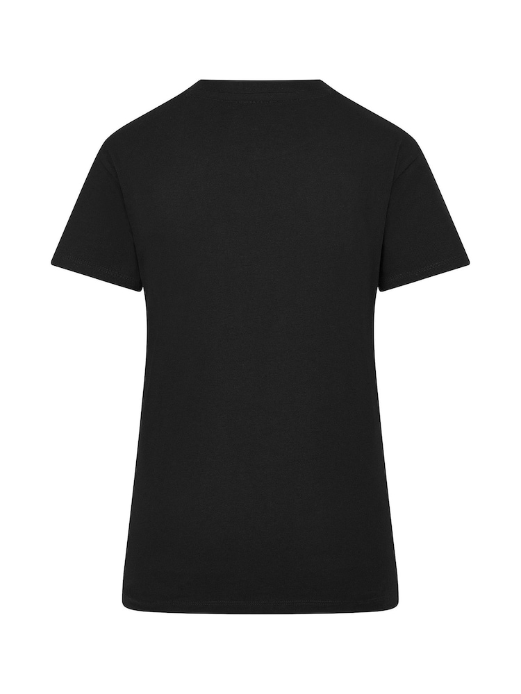 Fanatics Womens Mercedes AMG Petronas F1 Large Logo 100% Cotton Black T-Shirt - Image 3 of 3