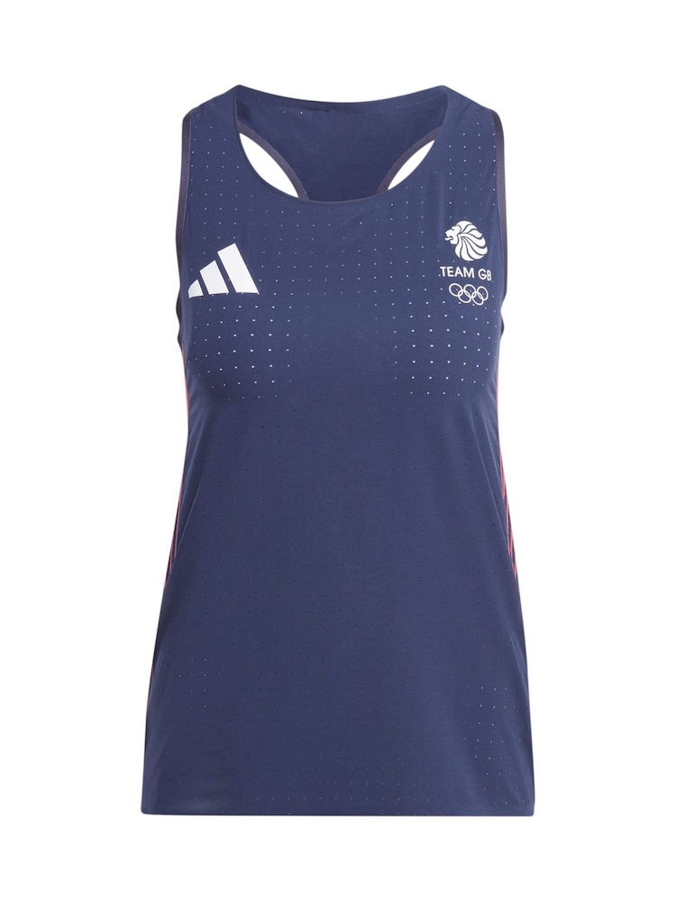 Adidas Женщины Team GB Танк для бега - Image 3 of 3