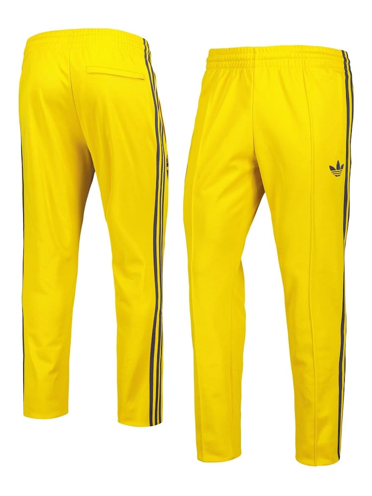adidas Originals Yellow Sweden Beckenbauer Track Joggers - Image 1 of 3