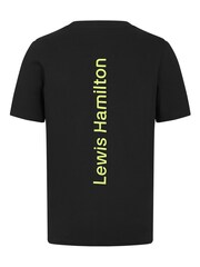 Fanatics Mercedes AMG Petronas F1 Lewis Hamilton 44 Black 100% Cotton T-Shirt - Image 2 of 3