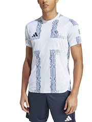 adidas Blue Team GB Village Union Jack T-Shirt - Image 1 of 3