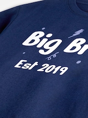 Personalised Kids Big Bro 100% Cotton T-shirt by Dollymix - Image 4 of 4