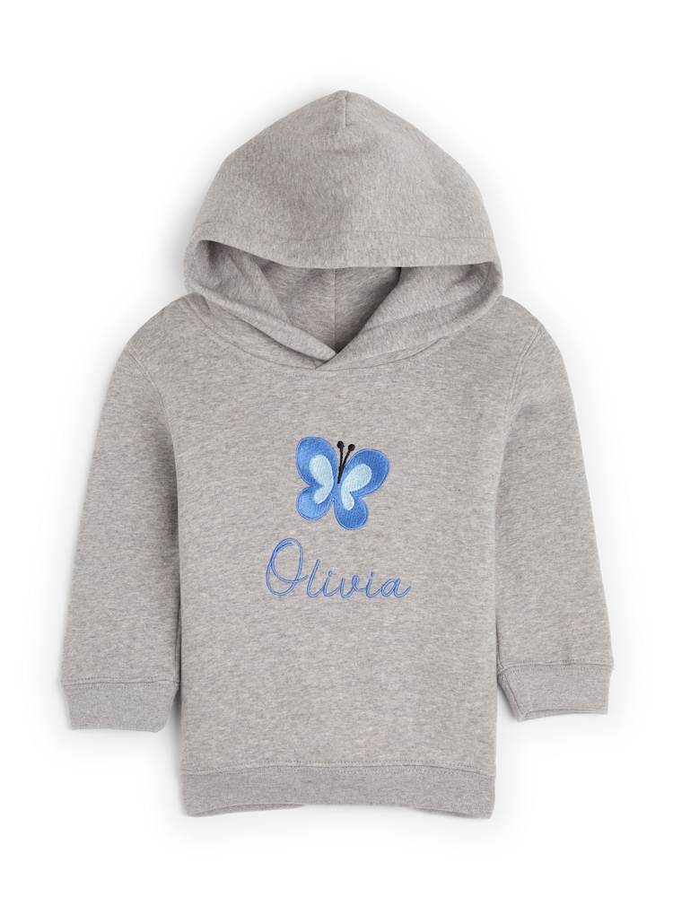 Personalised Butterfly Toddlers Hoodie by Dollymix - Image 1 of 4