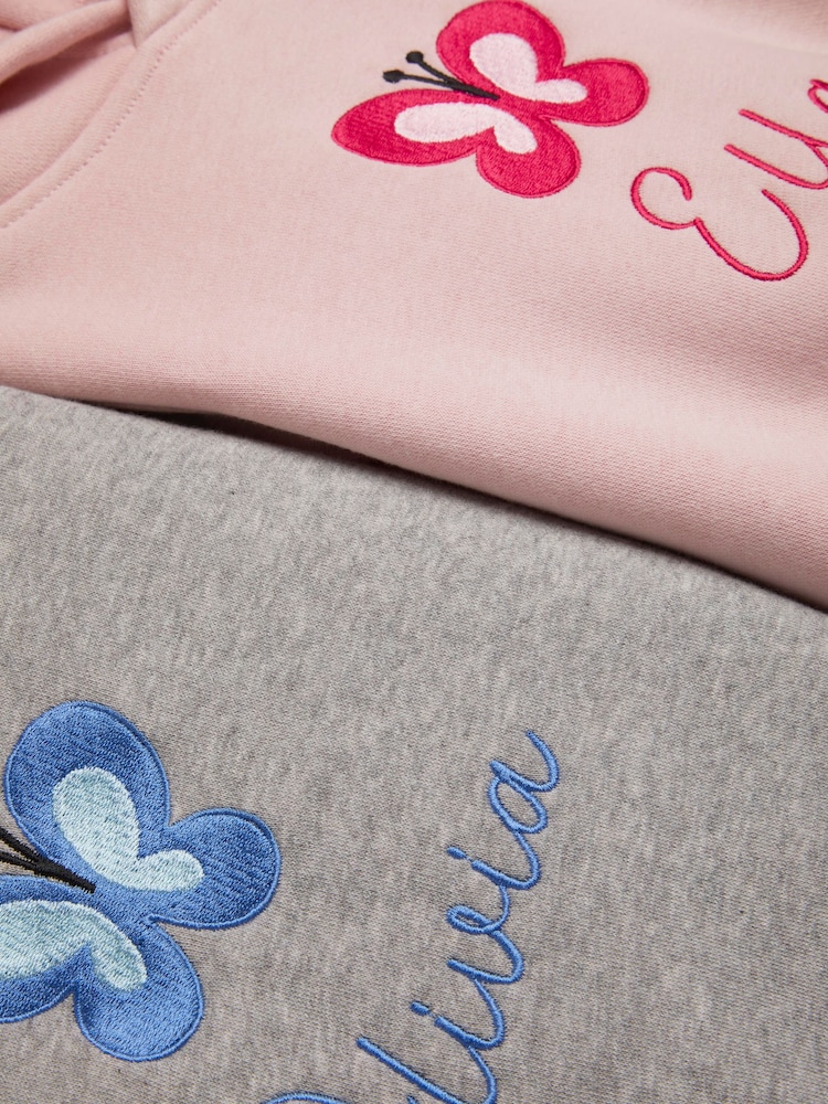 Personalised Butterfly Toddlers Hoodie by Dollymix - Image 4 of 4