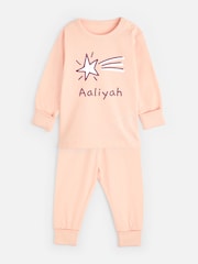 Personalised Shooting Star Toddler Pyjamas by Dollymix - Image 1 of 4