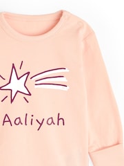 Personalised Shooting Star Toddler Pyjamas by Dollymix - Image 2 of 4