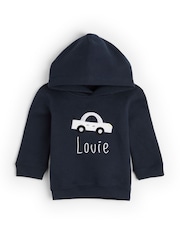 Personalised Car Toddlers Hoodie by Dollymix - Image 1 of 4
