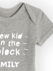 Personalised Baby 100% Cotton Bodysuit by Dollymix - Image 2 of 4