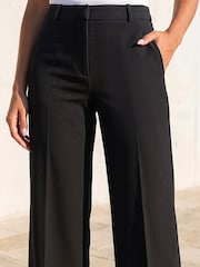 Noir - Roman Regular Wide Leg Trousers - Image 4 sur 4