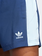 adidas Blue Adicolor 5-Inch Swim Shorts - Image 4 of 5