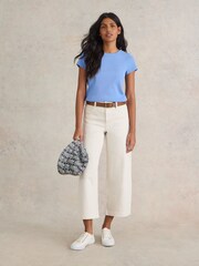 White Stuff Blue Aida T-Shirt - Image 1 of 7