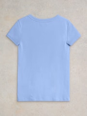 White Stuff Blue Aida T-Shirt - Image 6 of 7