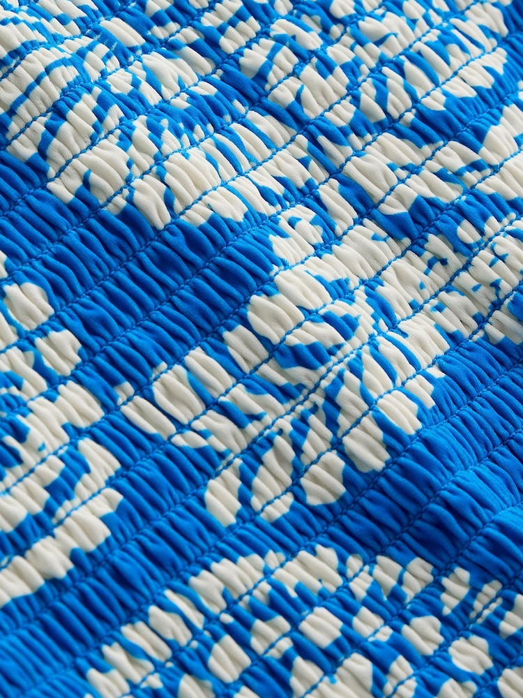 Blau - Boden Milos Gesmokter Bandeau-Badeanzug - Bild 7 von 7 Blau - Boden Milos Gesmokter Bandeau-Badeanzug - Bild 7 von 7